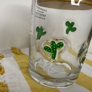 Viral Cactus Glass Jar